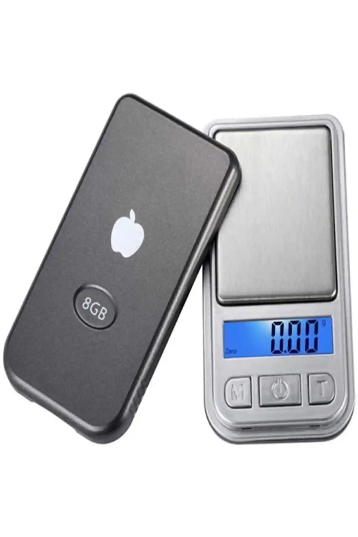 Mini Apple Ipod Görünümüne Sahip Hassas Cep Terazisi ve Vücut Analizi Özellikleri