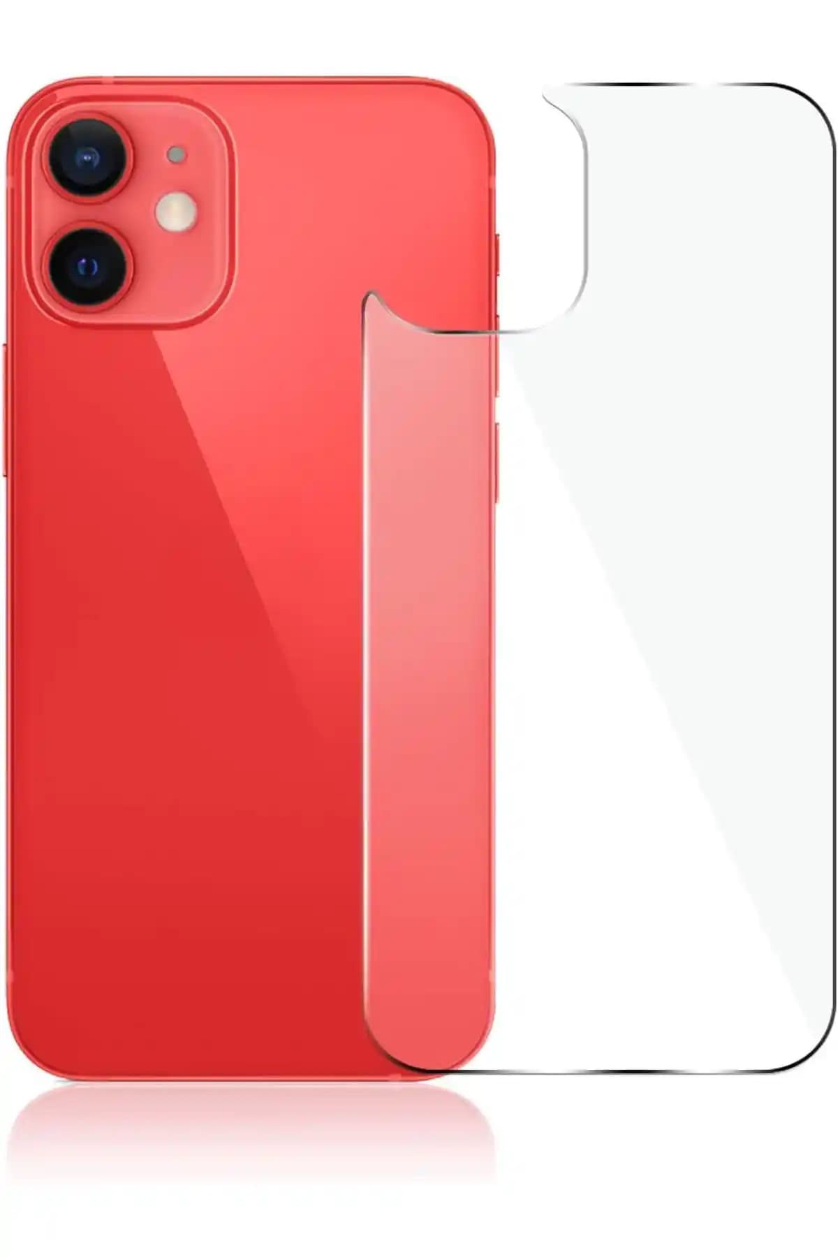 Powerfox iPhone 12 Arka Kırılmaz Cam Ekran Koruyucu Yüksek Kaliteli Koruma