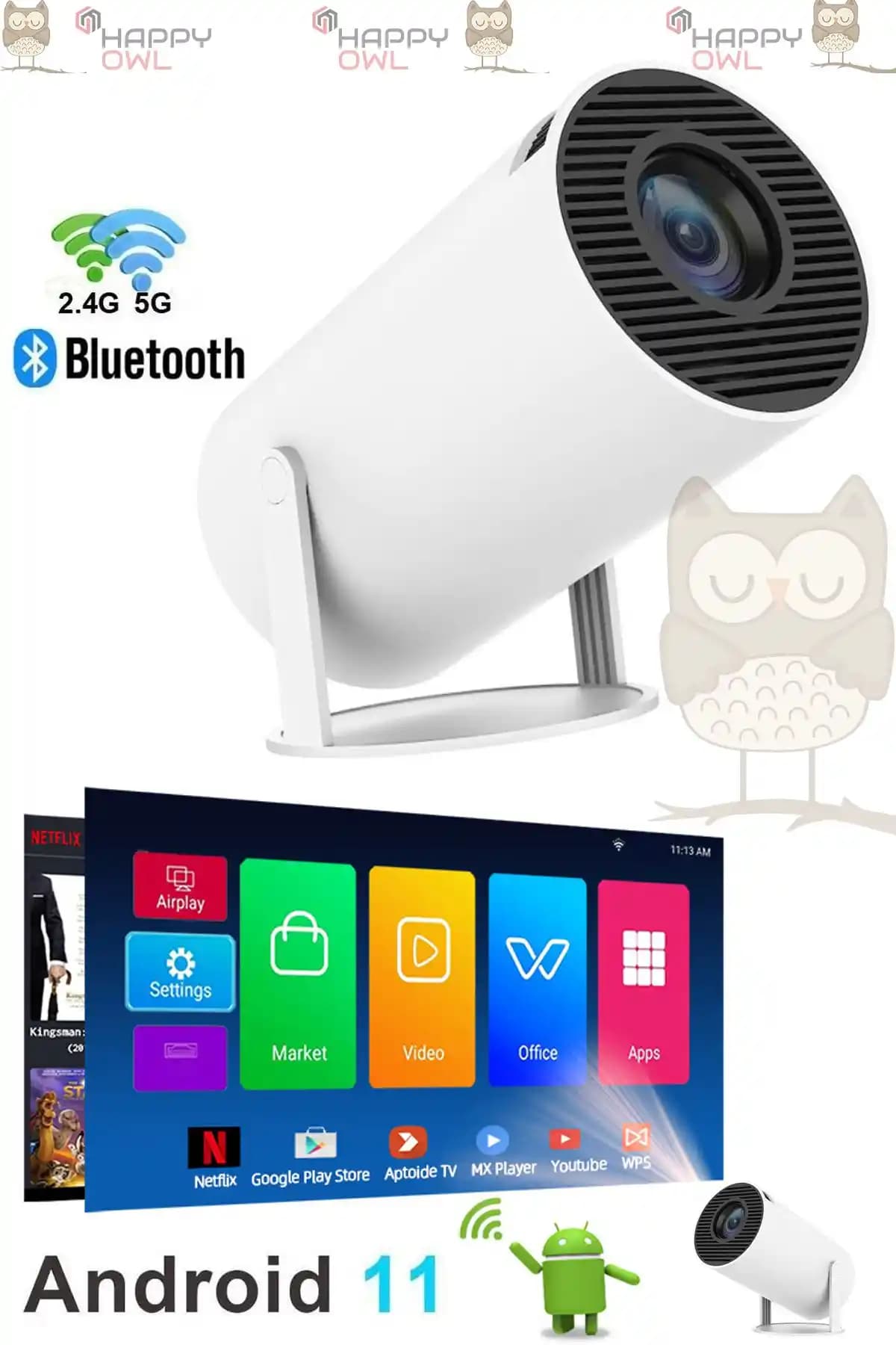 Taşınabilir Sinema Projektörü: Yüksek Çözünürlük ve Kolay Bağlantı Özellikleriyle Ev Sineması Deneyimi