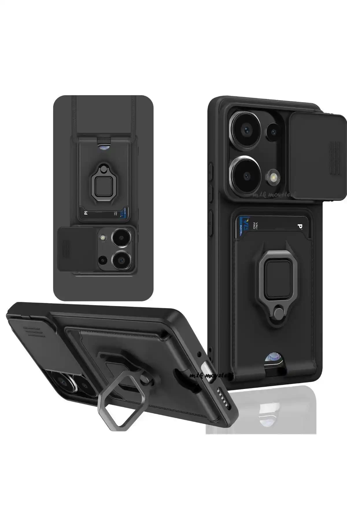 Xiaomi Redmi Note 13 Pro 4G için dayanıklı ve çok fonksiyonlu silikon kılıf özellikleri