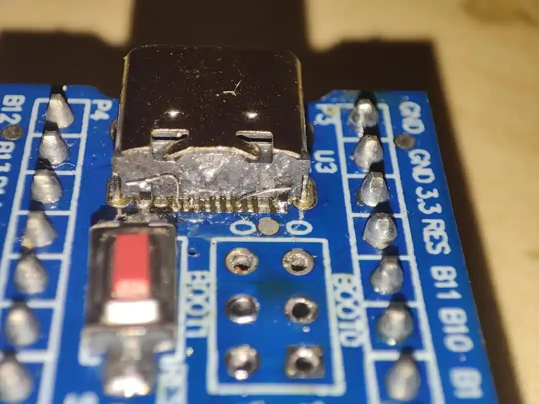 Çin Üretimi STM32 Kartlarda Type-C Type-C Kablo Desteği İçin CC Pin Direnç Ekleme Yöntemleri