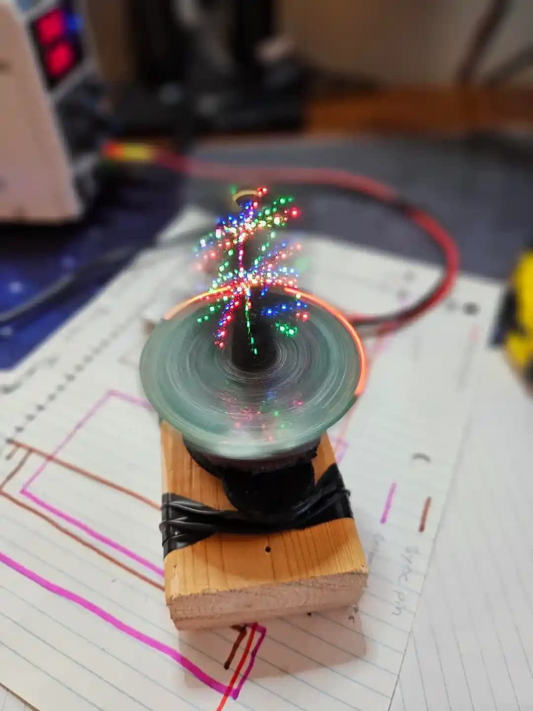 Dönen LED Ekran Teknolojisi ve RP2040 Mikrodenetleyicilerle Hologram RGB Uygulamaları