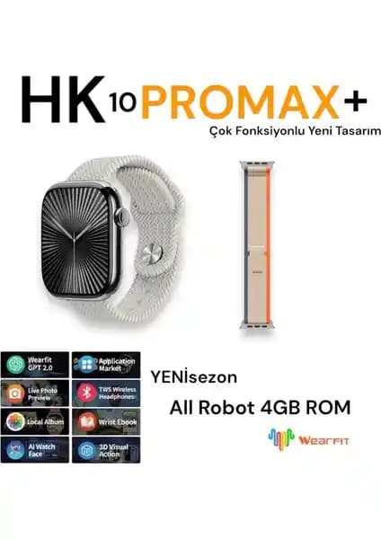 Bubitechh HK10 Pro Max+ ve Agm HK10 Pro Max Amoled Akıllı Saatleri Karşılaştırması