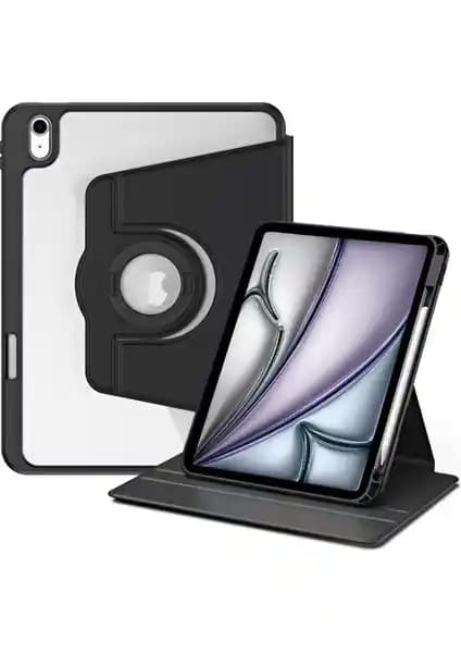 Apple iPad Air 11 İnç 6. Nesil (2024) Darbe Dayanıklı Standlı Thermix Kılıfı