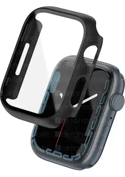 Apple Watch 9 45 mm için Tam Koruma Sağlayan Full Body Ekran ve Kasa Koruyucu