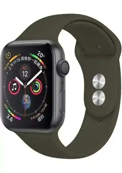 Apple Watch için dayanıklı ve şık silikon kordonlar çeşitli renk seçenekleriyle