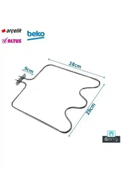 Fırın Üst Rezistansı: Arçelik, Beko, Altus ve Simfer İçin Yüksek Performanslı Parça