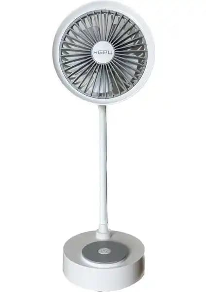 Hepu 9050B Mini Şarjlı Masa Üstü Vantilatör: Kompakt ve Çok Yönlü Soğutma Çözümü