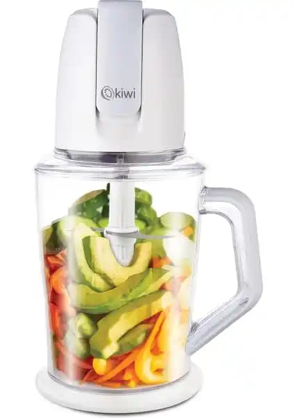 Kiwi 4 Katlı Paslanmaz Çelik Bıçaklı Gıda Doğrayıcı 2.5L Güçlü ve Pratik Mutfak Aleti