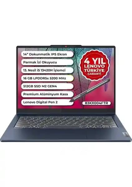 Lenovo Ideapad Slim 5 2 in 1 Taşınabilir Dizüstü Bilgisayar Yüksek Performans ve Dayanıklılık