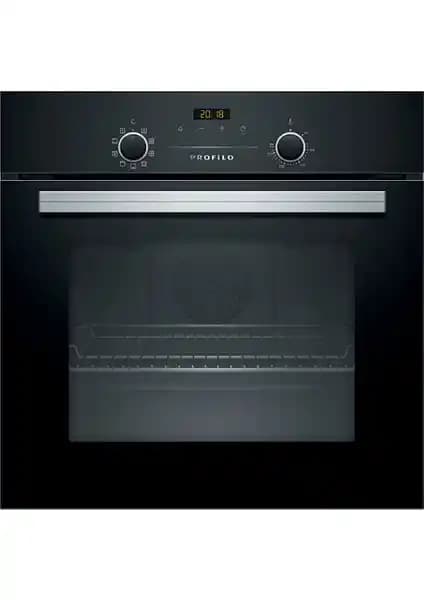 Profilo FRMA126S Siyah Ankastre Fırın 66 Litre 8 Programlı Modern Tasarım