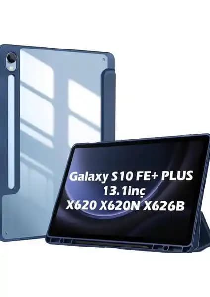 Samsung Galaxy Tab S10 FE Plus için Çok Fonksiyonlu ve Estetik Koruyucu Kılıf