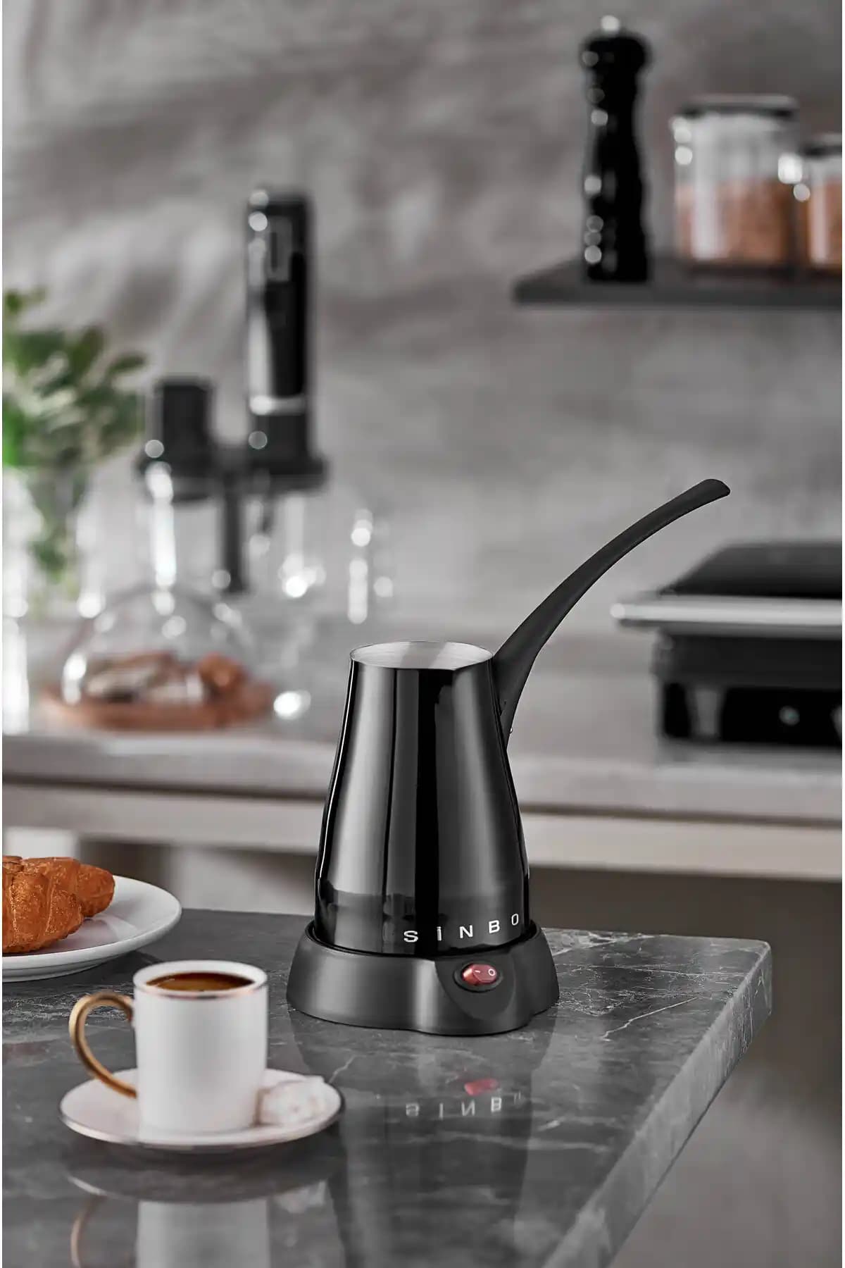 Sinbo SCM-2960 Kablosuz Inox Elektrikli Cezve: Modern Tasarım ve Yüksek Performanslı Kahve Makinesi