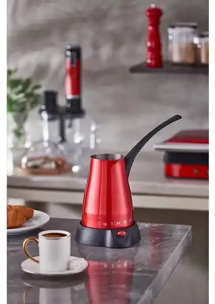 Sinbo SCM-2960 Türk Kahvesi Makinesi Karşılaştırması Kırmızı ve Siyah Modelleri