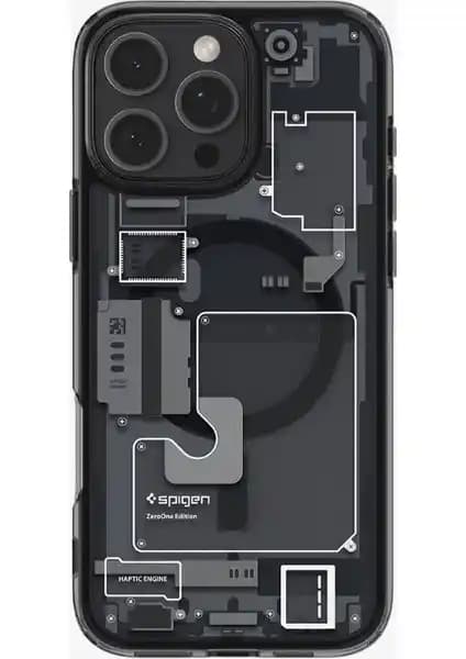 Spigen Ultra Hybrid MagSafe Kılıf iPhone 16 Pro Max için dayanıklı ve şeffaf koruma sağlar