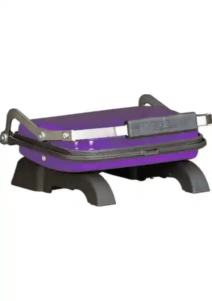Tuğra Döküm Ev Tipi Tost Makinesi Mor Renkli Yüksek Performanslı ve Dayanıklı