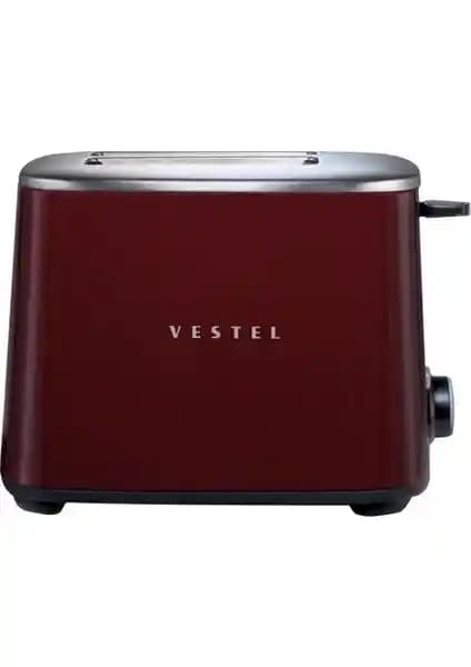 Vestel Retro Bordo Ekmek Kızartma Makinesi: Estetik ve İşlevselliğin Birlikte Sunumu