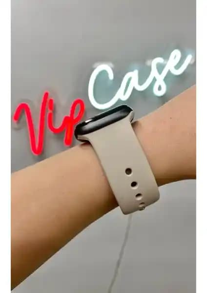 Vip Case Silikon Kordonlar 38mm-40mm-41mm Apple Watch Uyumlu Şık ve Dayanıklı Saat Aksesuarı