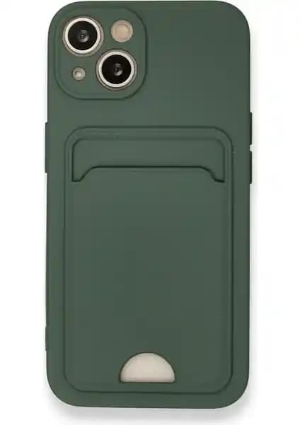 Wowacs Apple iPhone 13 Uyumlu Kartlı Silikon Kılıf Modern Tasarım ve Güçlü Koruma