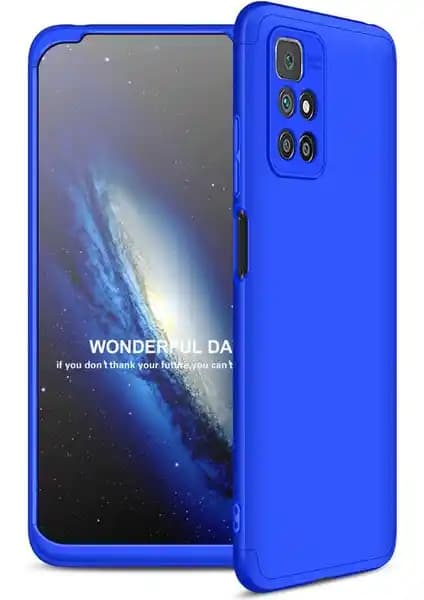 Wowacs Xiaomi Redmi 10 2022 Uyumlu Çok Yönlü Silikon Kılıf Tam Koruma ve Estetik Tasarım