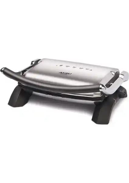 Aksu Tostadoy Deluxe 1800 W Tost ve Izgara Makinesi Yüksek Performanslı Çok Fonksiyonlu
