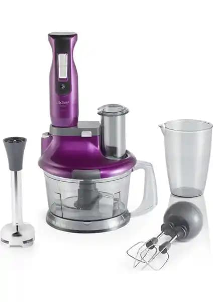 Arzum AR1058 Hestıa Mürdüm Çok Fonksiyonlu Blender Seti Güçlü 1500 W Motor ve Pratik Kullanım