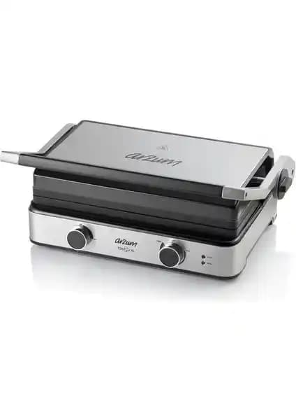 Arzum AR2056 Tostçu XL Izgara ve Tost Makinesi Geniş Pişirme Alanı ve Çok Fonksiyonluluğuyla