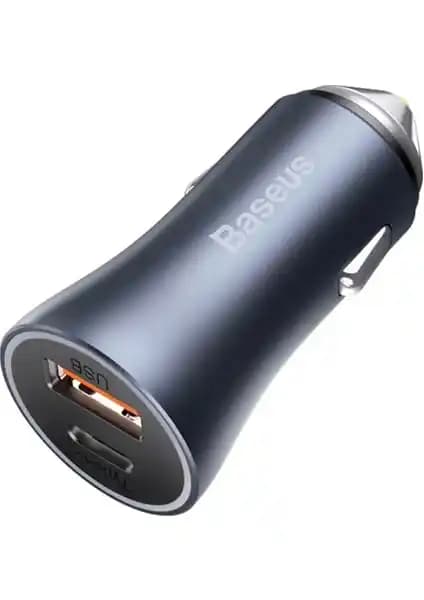 Baseus Golden Contactor Pro Dual Hızlı Araç Şarj Cihazı 40W Güç ve Güvenlik Özellikleriyle