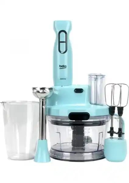 Beko Rhb 2910 M Mavi 1000 W Çok Fonksiyonlu Blender Seti Güçlü ve Dayanıklı Tasarım
