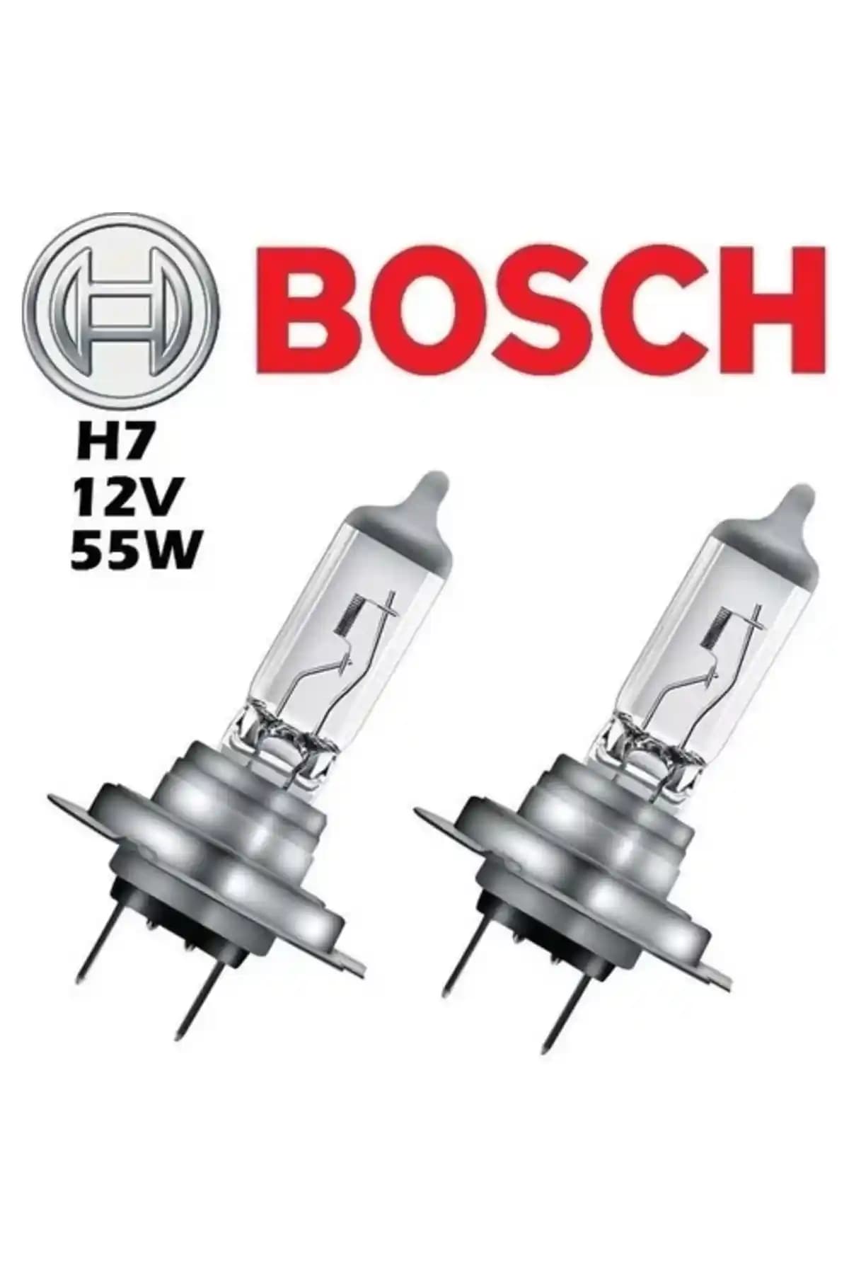 Bosch H7 12V 55W Far Ampulü Otomobil Aydınlatma Çözümü Güçlü ve Güvenilir Performans