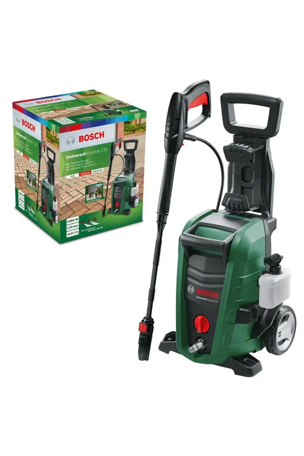 Bosch Universal Aquatak 135 Yüksek Performanslı Basınçlı Yıkama Makinesi Özellikleri ve Kullanım Alanları