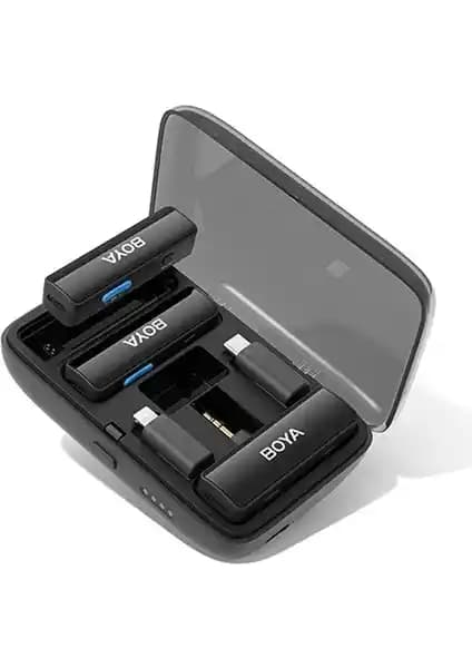 Boya Boyalink All-In-One Çift Kanal Kablosuz Mikrofon ile Yüksek Kaliteli Ses Deneyimi
