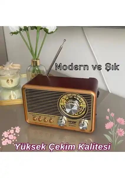 Dexxony Modern Gold Nostaljik Radyo: Vintage Tasarım ve Çok Yönlü Teknoloji Bir Arada