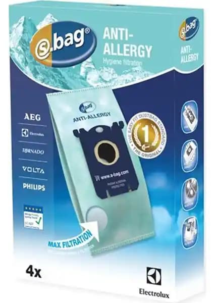 Electrolux E206B SBAG Anti Alerji Toz Torbası: Ev Temizliğinde Güvenilir ve Sağlıklı Çözüm