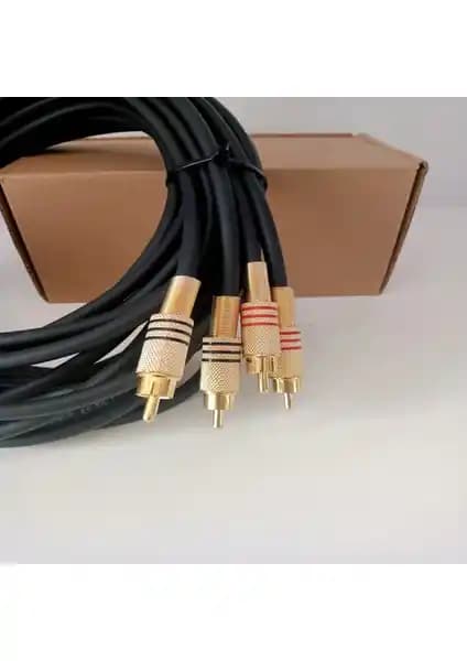 Emek RCA Kablosu: Yüksek Ses Kalitesi ve Dayanıklılık Sunan El Yapımı Kablo