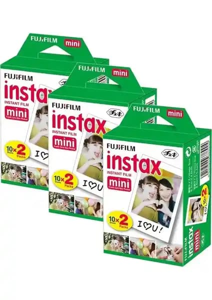 Fujifilm Instax Mini 20'li Film Seti ile Anılarınızı Hızlı ve Kaliteli Şekilde Kaydedin
