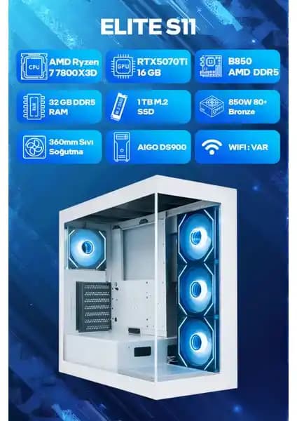 Game Garaj Elite S11: Güçlü Donanımıyla Yüksek Performans Sunan Oyun Bilgisayarı