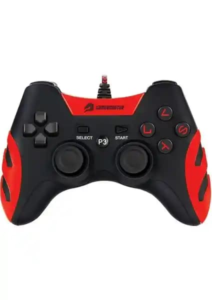 GameBooster GB-J54R Kablolu Gamepad PS3 ve PC Uyumluluğu ile Oyun Deneyimini Artırır