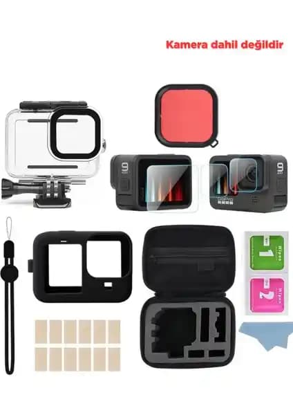 GoPro Hero 9-12 Black Başlangıç Aksesuar Seti ile Maceralarınızı Güvence Altına Alın