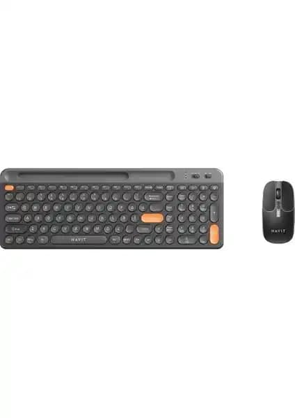 Havit KB835WB Dual Mode Kablosuz Klavye ve Mouse Seti: Modern Ofis ve Ev Kullanımı İçin İdeal