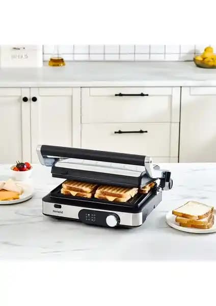 Homend Grilliant 1347H Inox Gövde Döküm Plakalı Tost ve Izgara Makinesi Özellikleri ve Kullanım Rehberi