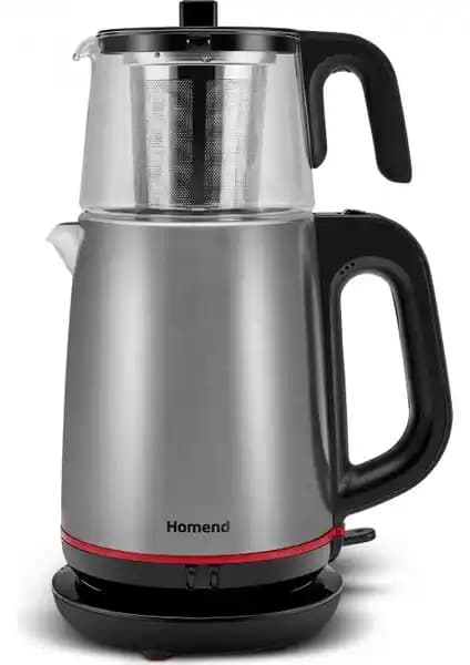 Homend Royaltea 1750H Cam Demlikli Siyah Çay Makinesi Özellikleri ve Kullanıcı Yorumları