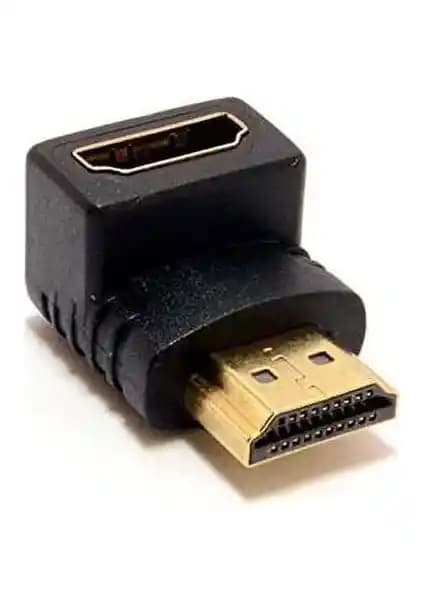 Hq Speed HDMI 90 Derece Erkek Dişi Bağlantı Cihazı Yüksek Kalite ve Dayanıklılık Sağlar