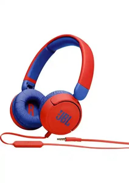 JBL JR310 Kırmızı Çocuk Kulaklığı Güvenli ve Konforlu Ses Deneyimi Sağlar