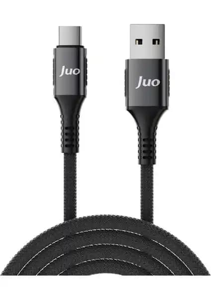 Juo 66W Usb-A to Type-C Orgülü Kablo ile Hızlı Şarj ve Veri Aktarımı Çözümü