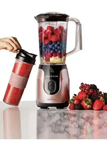 Karaca Blendfit Rosegold Smoothie Go Set: Şık Tasarım ve Güçlü Performansla Mutfakta Yenilik