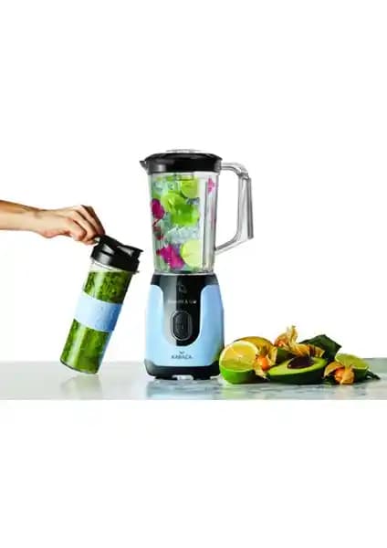 Karaca Blendfit Vintage Blue Smoothie Go Set: Çok Yönlü ve Şık Mutfak Blenderı