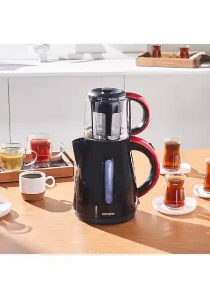 Karaca Çay Makinesi Kettle 1501 Redgold: Modern Mutfaklar İçin Pratik ve Şık Çay Demleme Çözümü