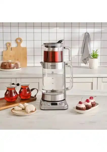 Karaca x Refika XL Cam Çay Makinesi: Modern Tasarım ve Çok Fonksiyonlu Kullanım Özellikleri