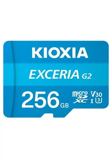 Kioxia 256GB Exceria G2 Micro SDXC Hafıza Kartı Yüksek Performans ve Güvenilirlik